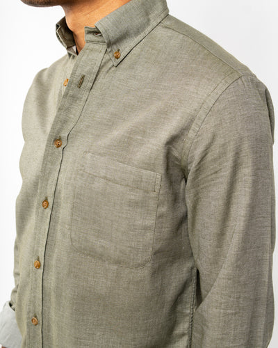 Green Heather Organic Cotton Shirt