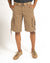 British Khaki Belted Cargo Short