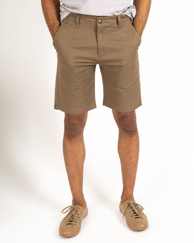 British Khaki Chino Shorts
