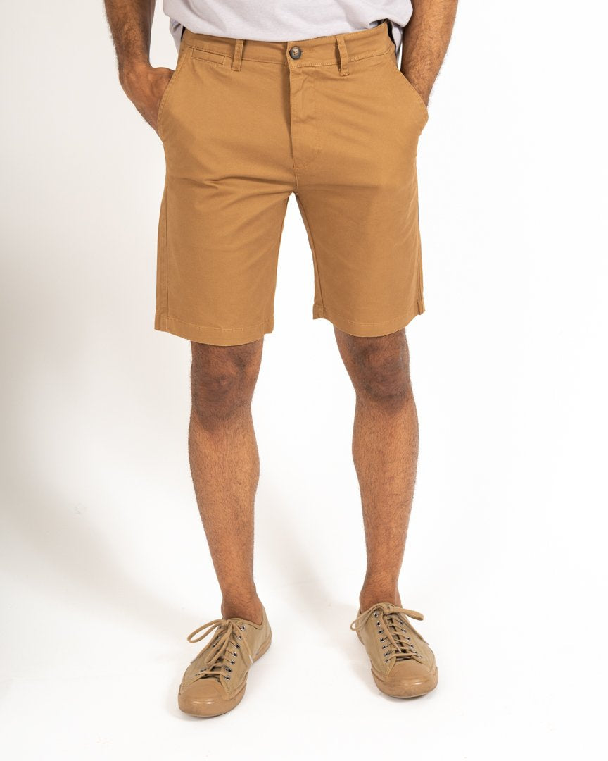 Tobacco Chino Shorts
