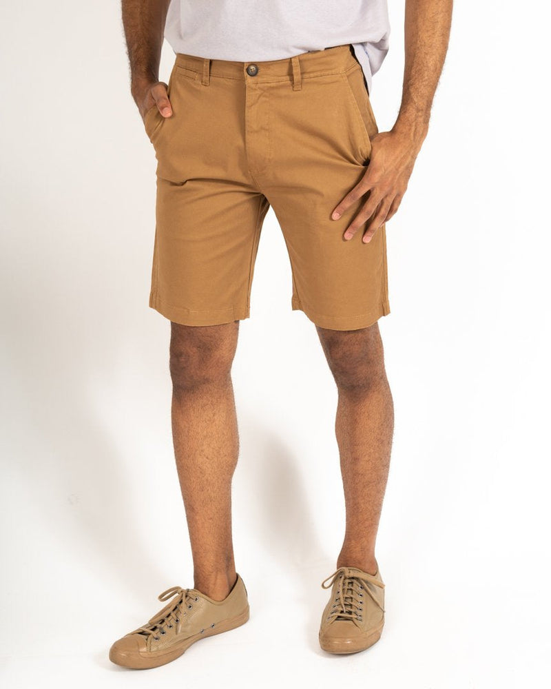 Tobacco Chino Shorts