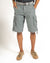 Lt Grey Belted Cargo Short