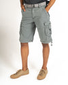 Lt Grey Belted Cargo Short