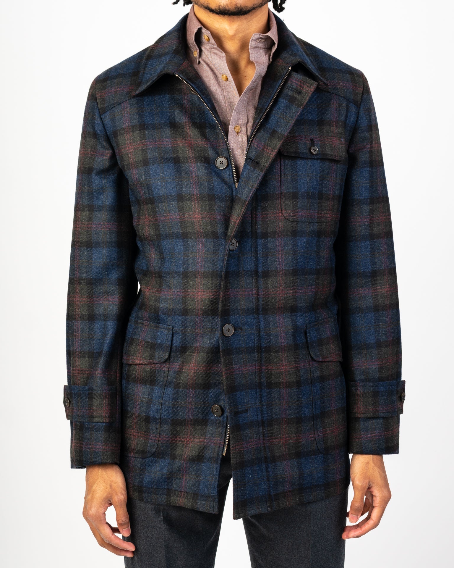 Tartan Plaid Field Jacket