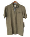 Alexander Julian Short Sleeve Grindle Jersey Polo Army Green Shirt
