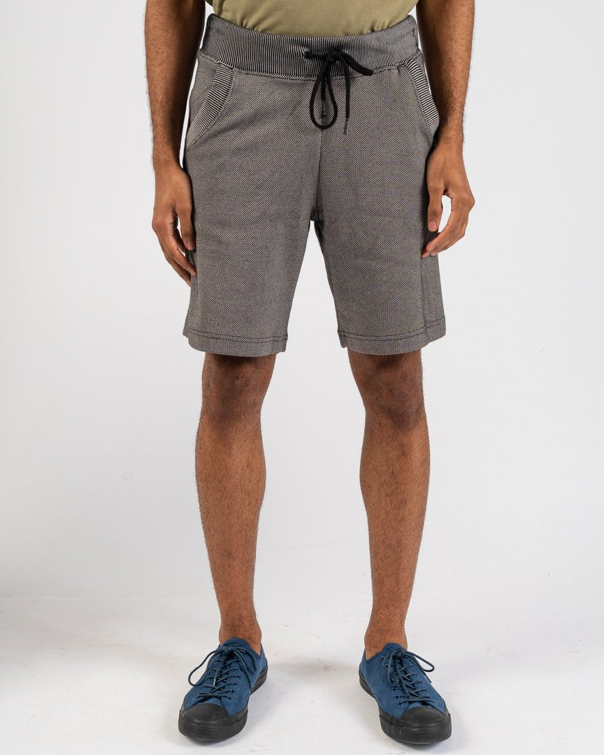 Navy Knit Shorts