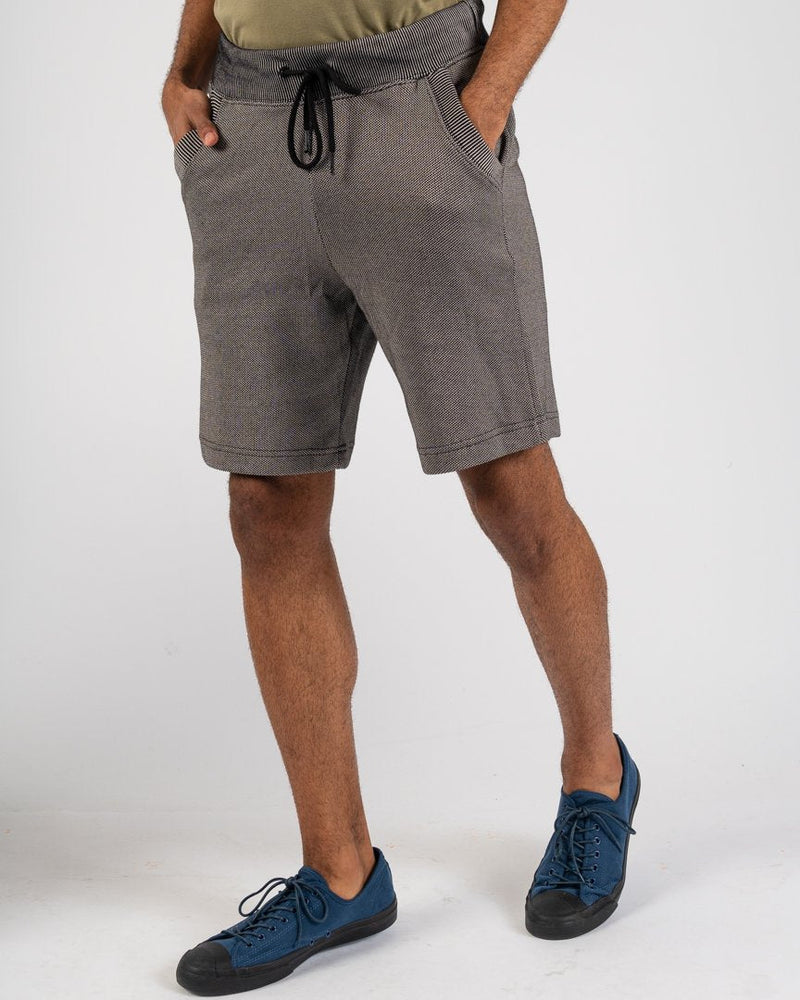 Navy Knit Shorts
