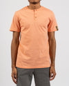 Fresh Peach Organic Cotton Henley