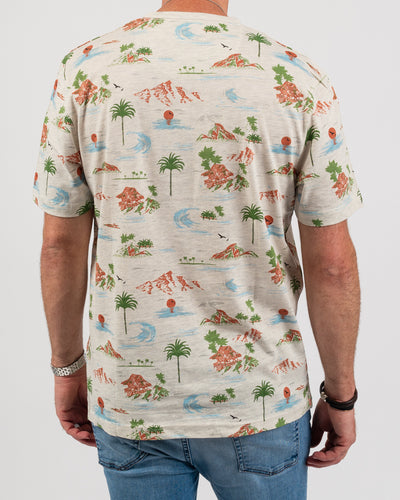 Hawaii Coast 2 Button Tee