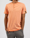 Fresh Peach Organic Cotton Henley