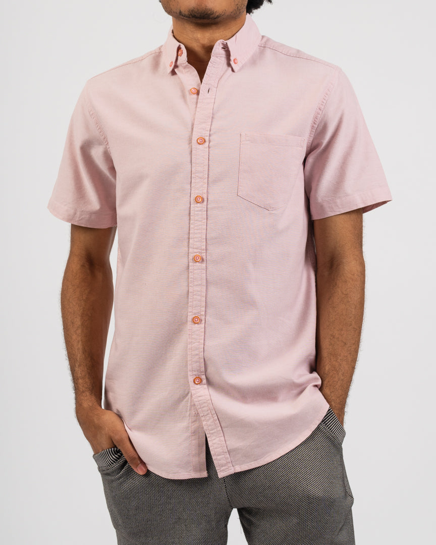 Fresh Peach Organic Oxford Shirt