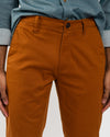 Pumpkin Stretch Sateen Slim-Fit Chino