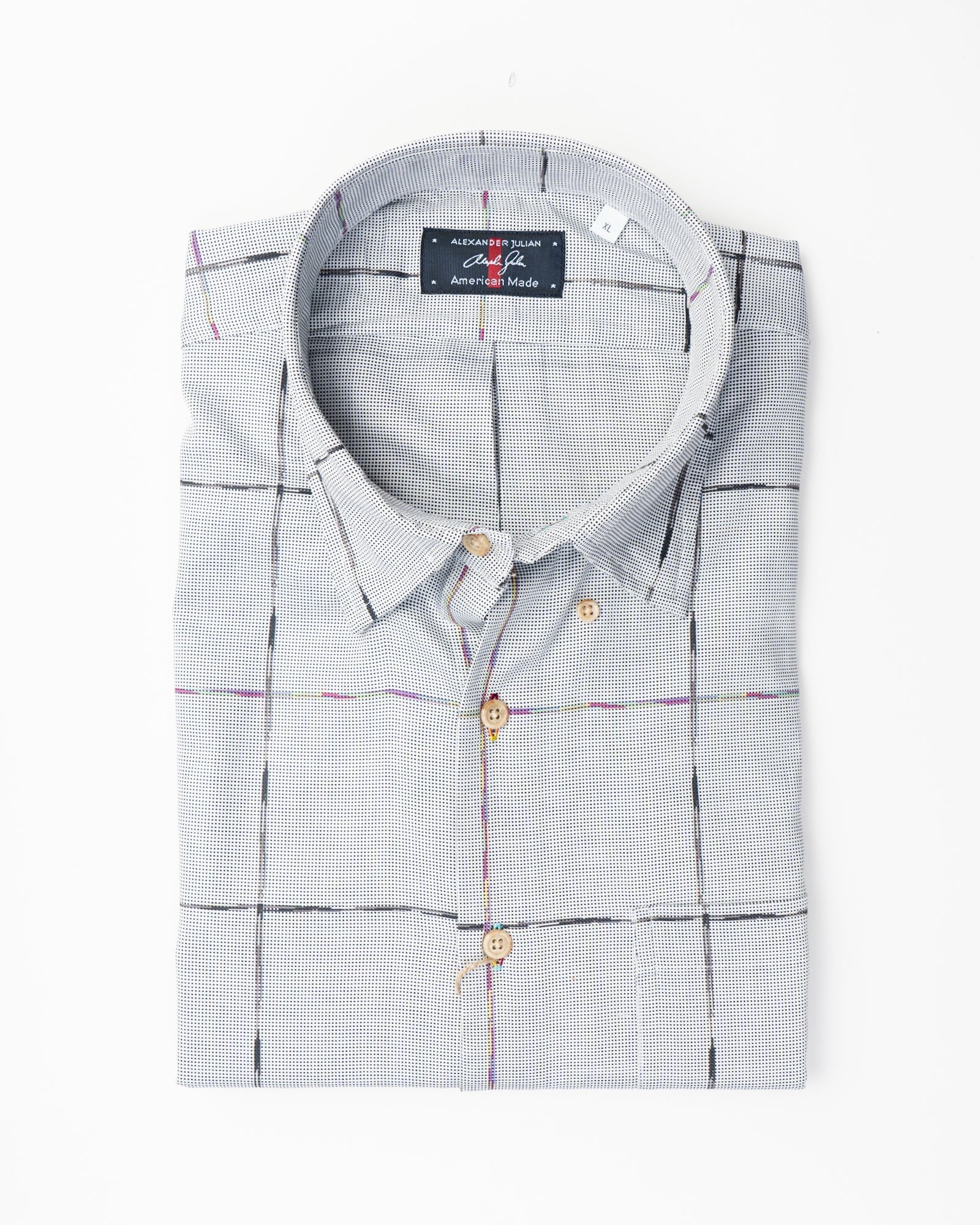 "Spacedyed" Windowpane Shirt "Spacedyed" Windowpane Shirt