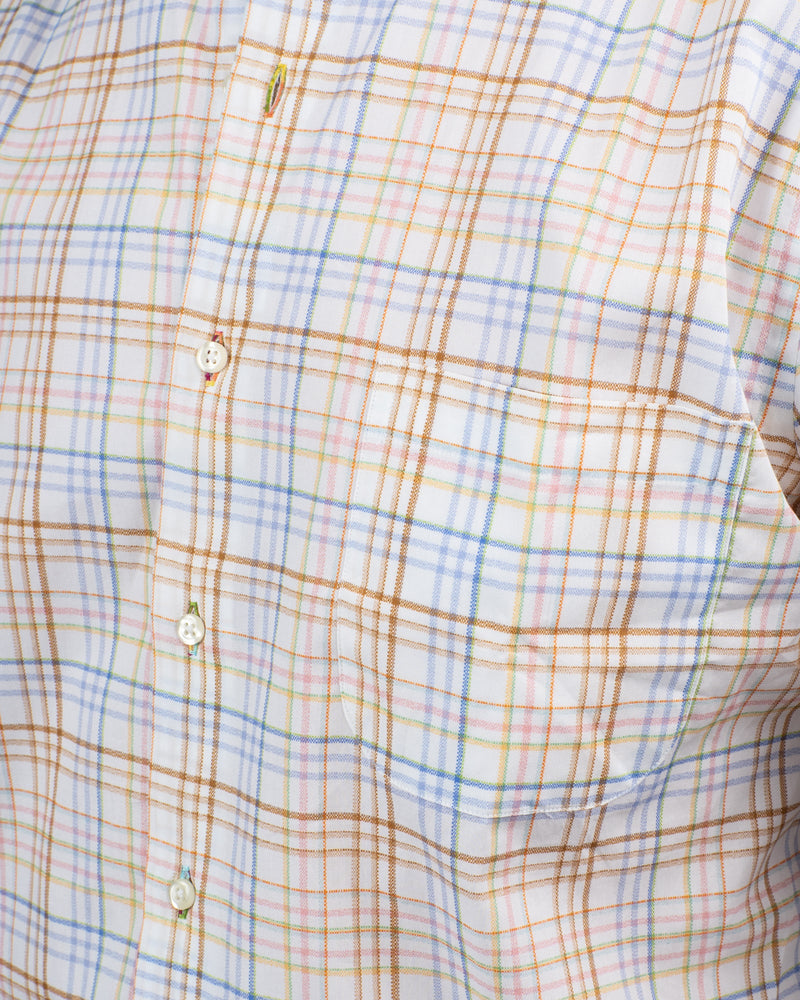 Multi Plaid Cotton Shirt