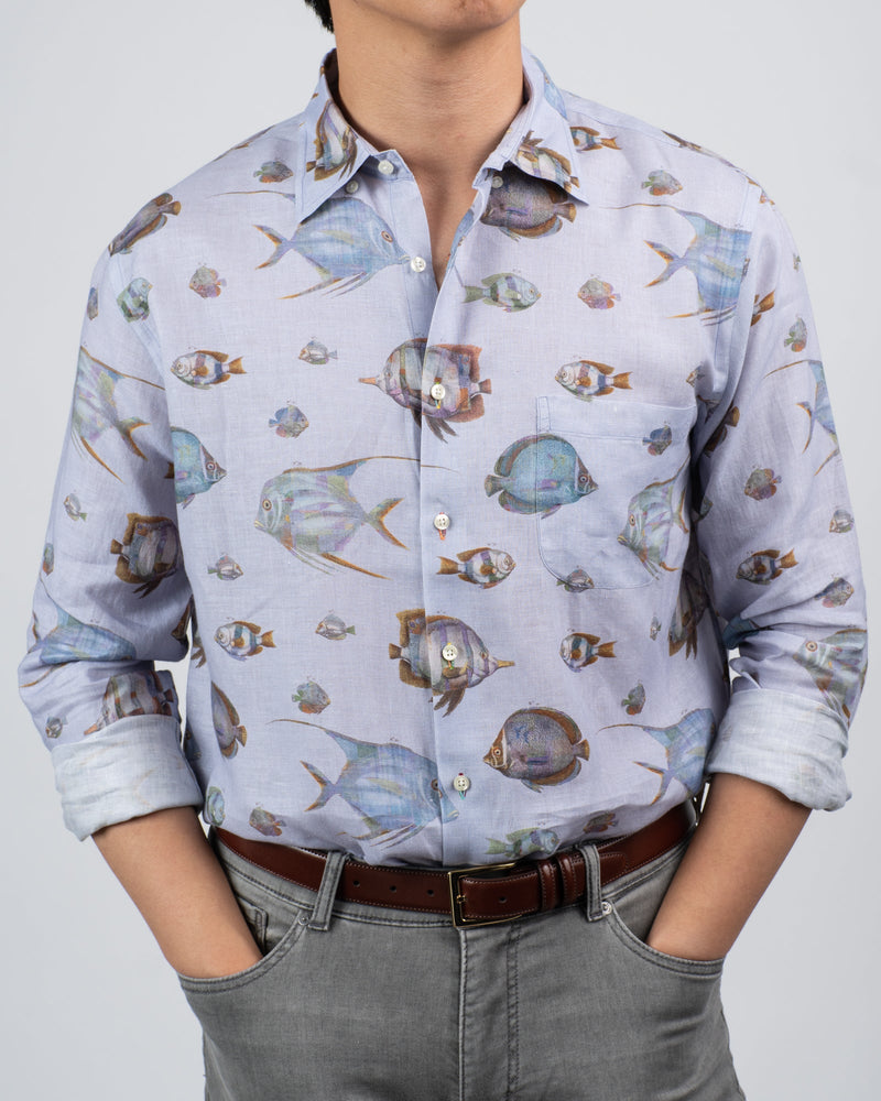 Fish Linen Shirt