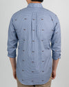 Pheasants in Navy Shirt