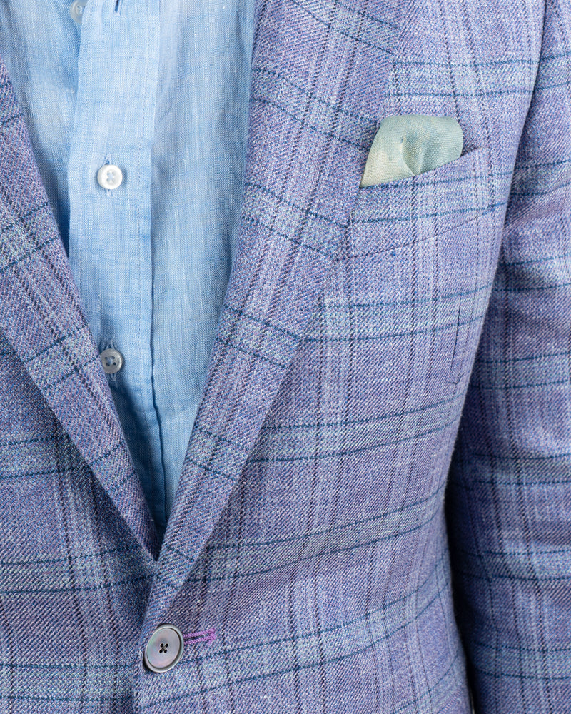Grape Ice Plaid Sportcoat
