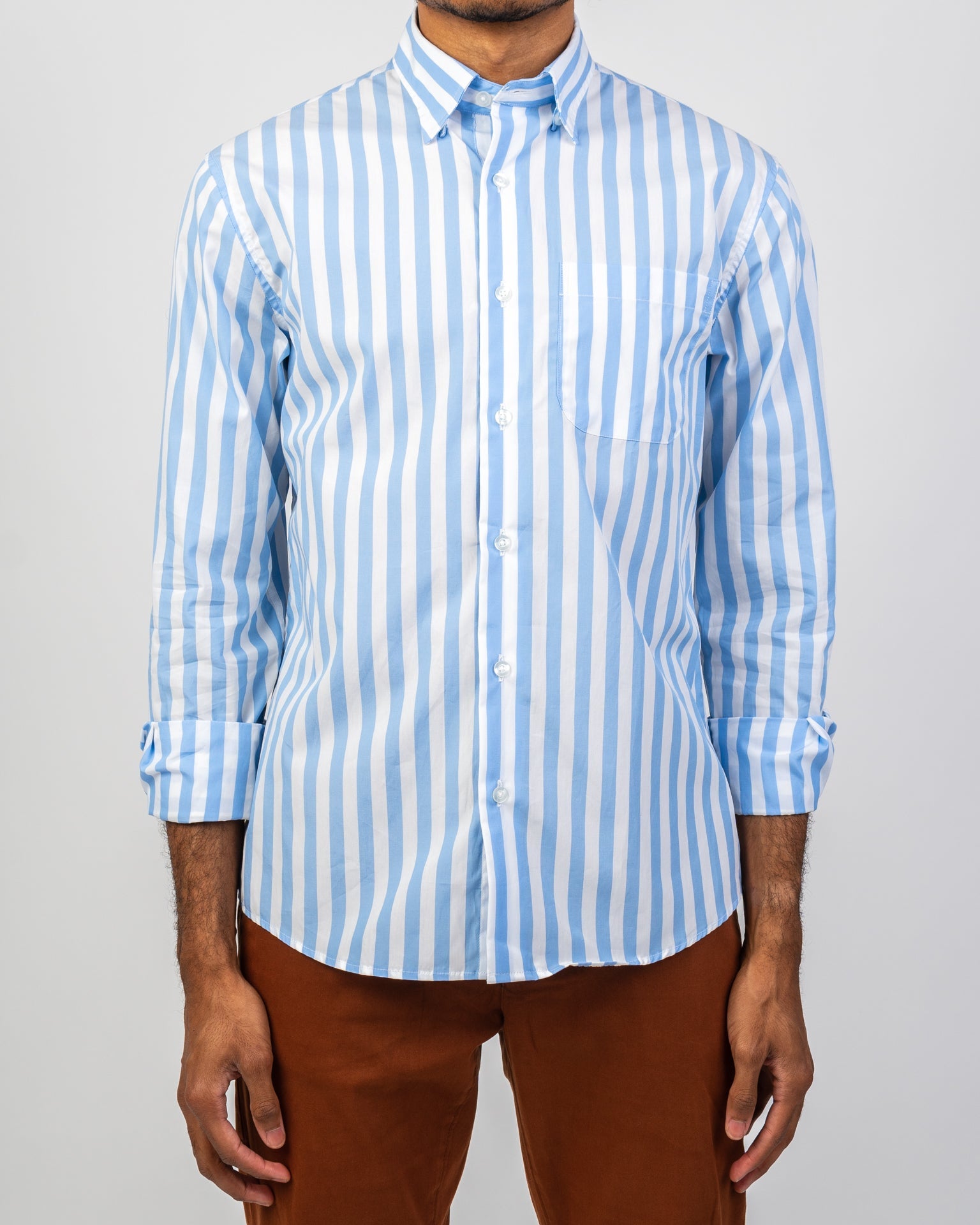 Wide Bengal Stripe Shirt - Alexander Julian