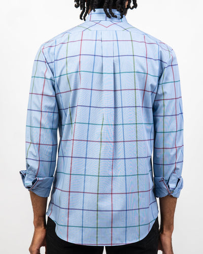 Lt Blue Tattersall Shirt