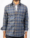 Large Plaid Wool Overshirt