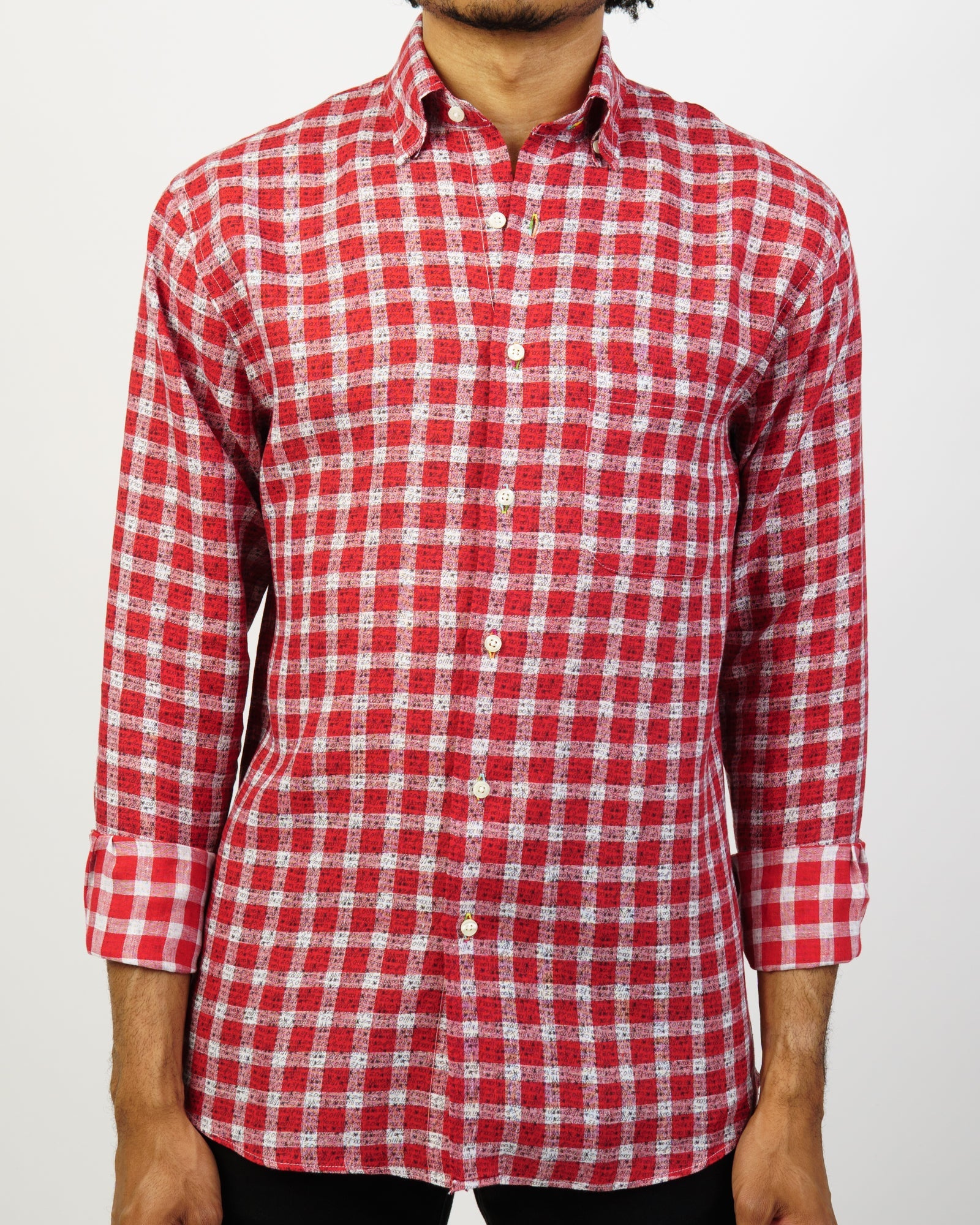 Graffiti Gingham Shirt