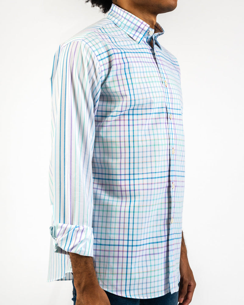 CHECK + Mate Cotton Slim-Fit Shirt