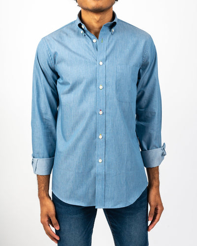 Haw River Chambray Slim-Fit Shirt