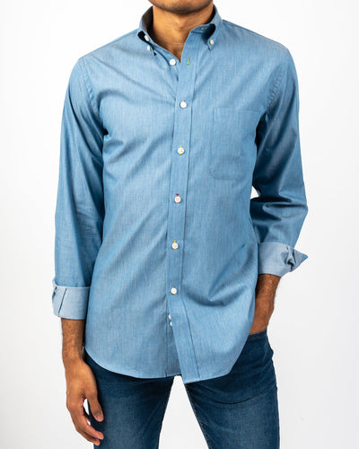 Haw River Chambray Slim-Fit Shirt