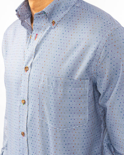 Thousand Color Check Slim-Fit Shirt