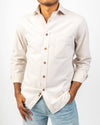 Eno Twill - Stone Slim-Fit Shirt