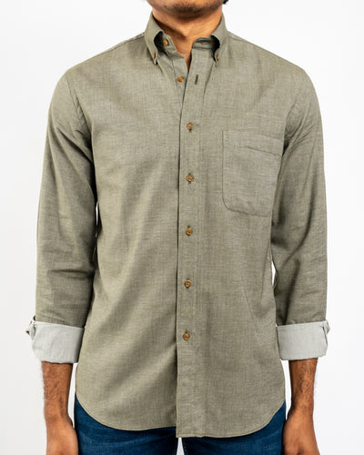 Green Heather Organic Cotton Shirt